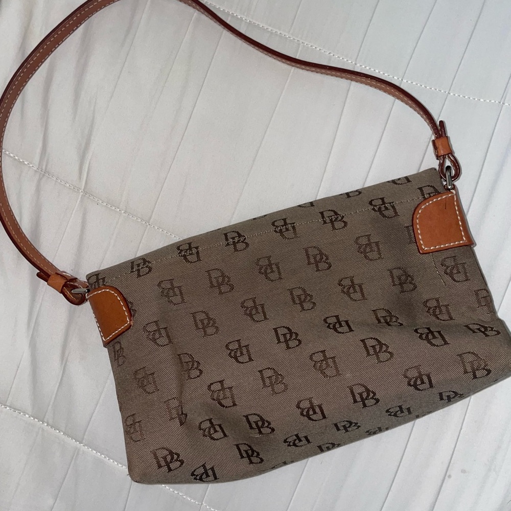 Dooney & Bourke vintage monogram canvas purse handbag